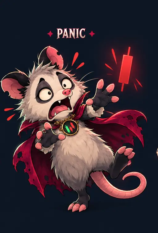 A panicking Count Possum