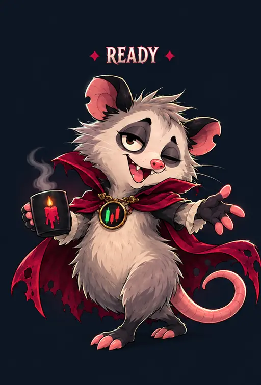 Count Possum ready to play